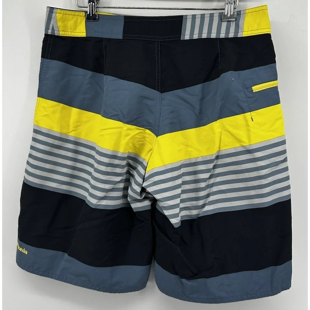 Patagonia 100% Nylon Swim Trunks Board Shorts Multicolored Men's 31